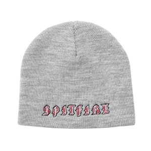 <img class='new_mark_img1' src='https://img.shop-pro.jp/img/new/icons5.gif' style='border:none;display:inline;margin:0px;padding:0px;width:auto;' />SPITFIRE OLD E SKULLY BEANIE / HEATHER GREY (スピットファイアー ビーニーキャップ)