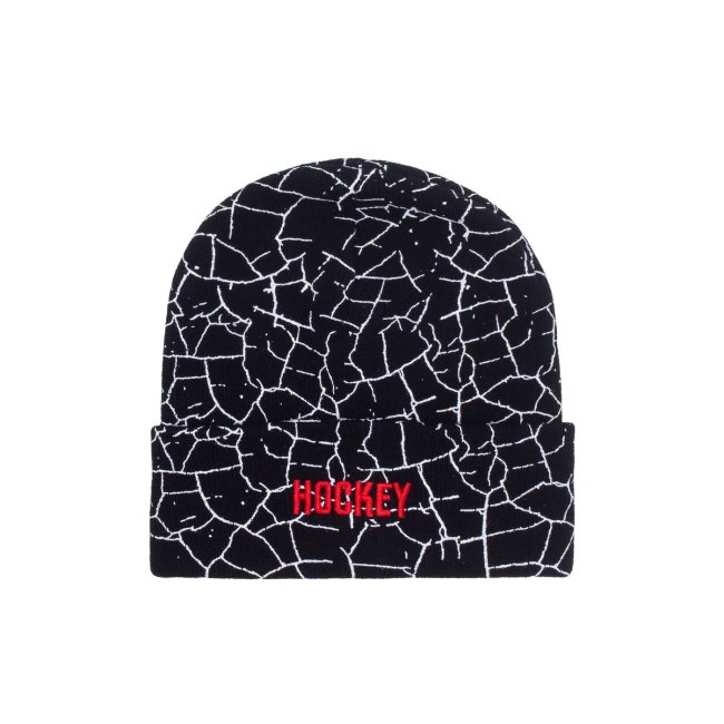 <img class='new_mark_img1' src='https://img.shop-pro.jp/img/new/icons5.gif' style='border:none;display:inline;margin:0px;padding:0px;width:auto;' />HOCKEY Crackle Beanie / BLACK/3M (ホッキー ビーニー/ニットキャップ)