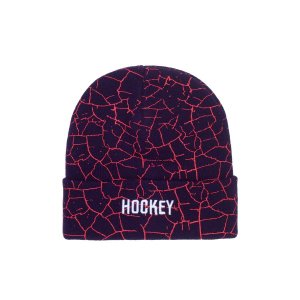 <img class='new_mark_img1' src='https://img.shop-pro.jp/img/new/icons5.gif' style='border:none;display:inline;margin:0px;padding:0px;width:auto;' />HOCKEY Crackle Beanie / MIDNIGHT PURPLE/RED (ホッキー ビーニー/ニットキャップ)