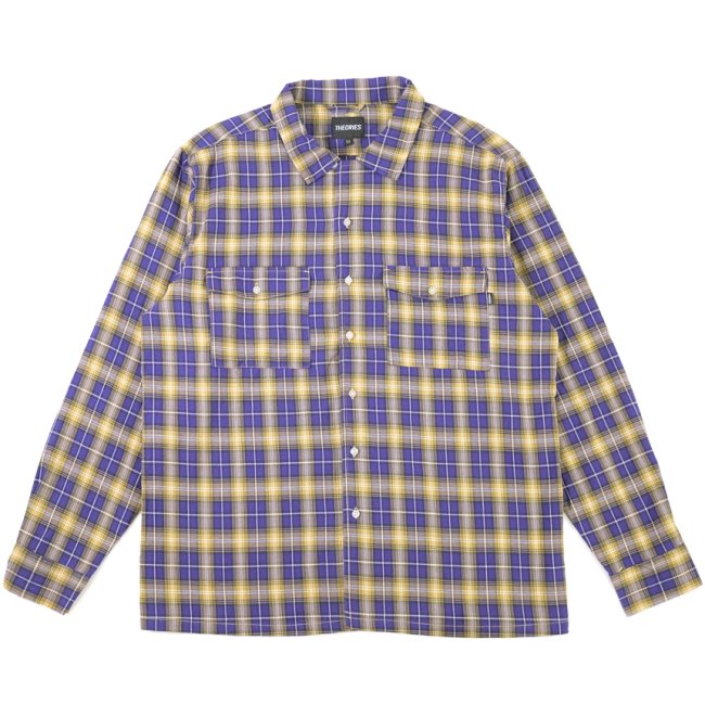 THEORIES FLANNEL MECHANICS SHIRT / PURPLE（セオリーズ 長袖ネルシャツ）　 - HORRIBLE'S  PROJECT｜HORRIBLE'S｜SAYHELLO | HELLRAZOR | Dime MTL | QUASI | HOTEL BLUE | 