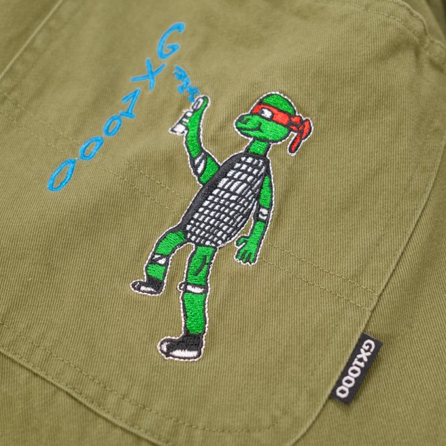 GX1000 SPRAY PAINT PANT / OLIVE (ジーエックスセン パンツ)