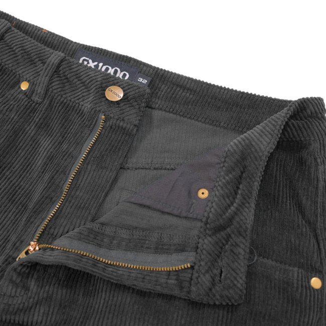 GX1000 DIMETHYLTRYPTAMINE BAGGY CORD PANT / BLACK (ジーエックス