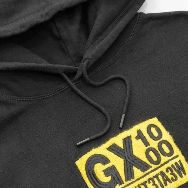 GX1000 61 LOGO HOODIE / BLACK (ジーエックスセン フーディ