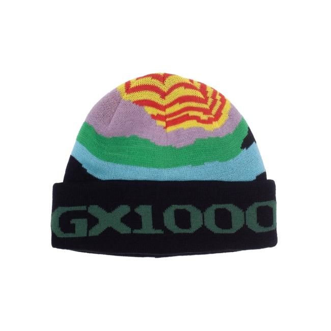 GX1000 NATURE BEANIE / BLACK (ジーエックスセン ビーニー/ニット ...