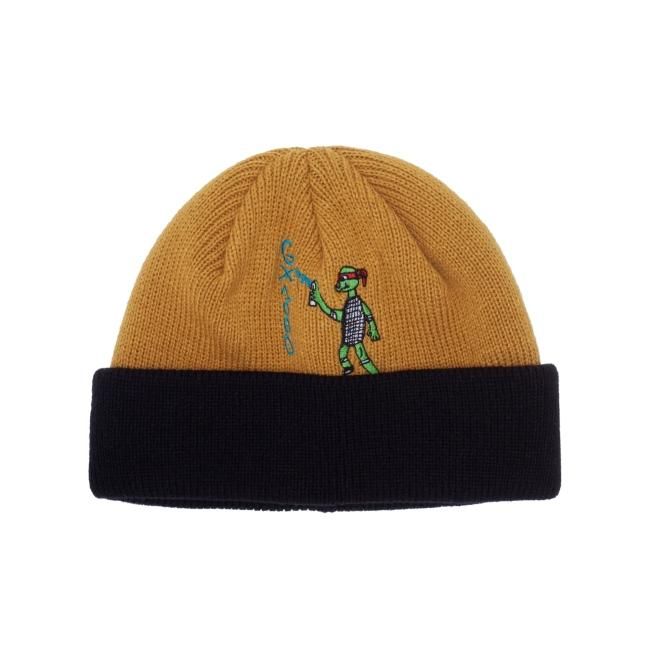 GX1000 SPRAY BEANIE / MUSTARD × BLACK (ジーエックスセン ビーニー