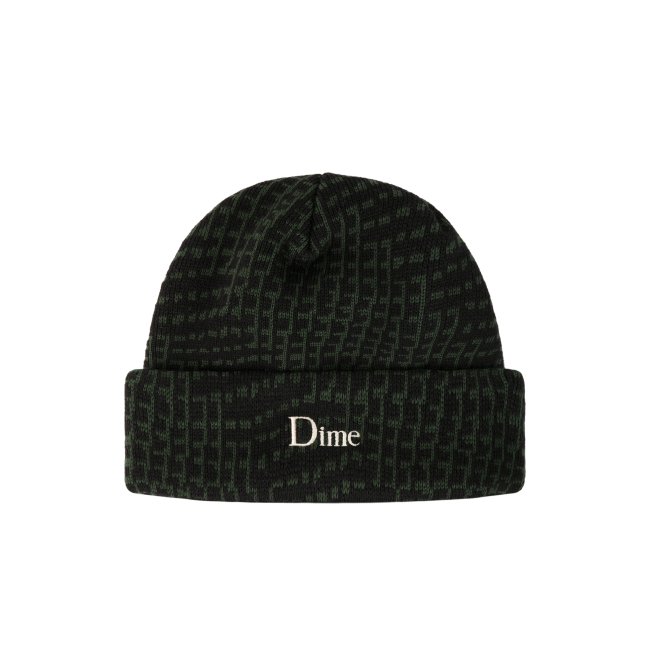 <img class='new_mark_img1' src='https://img.shop-pro.jp/img/new/icons5.gif' style='border:none;display:inline;margin:0px;padding:0px;width:auto;' />Dime Classic Logo Warp Beanie / Dark Forest (ダイム ニットキャップ/ビーニー)