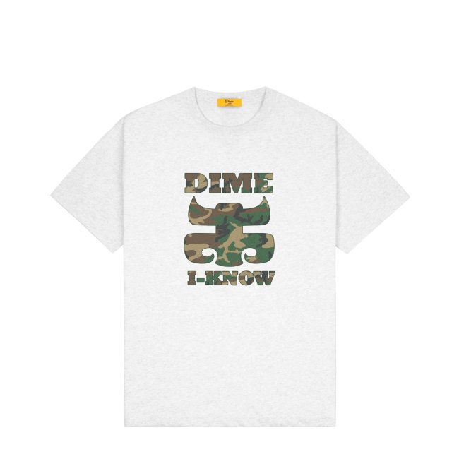 Dime I Know T-Shirt / Ash (ダイム Tシャツ / 半袖) - HORRIBLE'S 