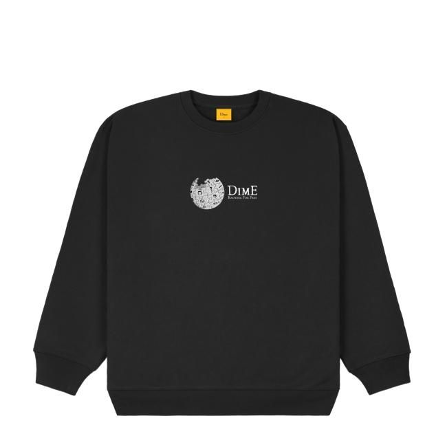 DIME DIMEPEDIA CREW SWEATNavYandCo - スウェット