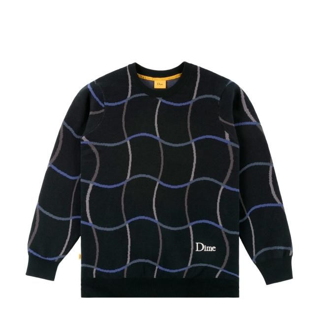 Dime Wave Knit Sweater / Black (ダイム パーカー / スウェット ...