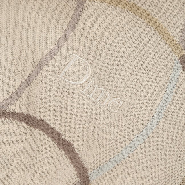 Dime Wave Knit Sweater / Almond (ダイム パーカー / スウェット