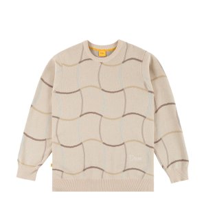 <img class='new_mark_img1' src='https://img.shop-pro.jp/img/new/icons5.gif' style='border:none;display:inline;margin:0px;padding:0px;width:auto;' />Dime Wave Knit Sweater / Almond (ダイム パーカー / スウェット)