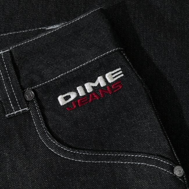 Dime バギージーンズ デニム パンツ ダイム ブラック Mの+spbgp44.ru