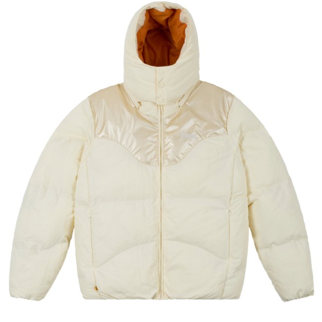 <img class='new_mark_img1' src='https://img.shop-pro.jp/img/new/icons5.gif' style='border:none;display:inline;margin:0px;padding:0px;width:auto;' />Dime Contrast Puffer Jacket / Off White (ダイム ダウンジャケット)