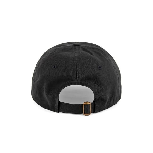 STUDIO SMALL SCRIPT 6PANEL CAP / BLACK (ストゥディオ キャップ