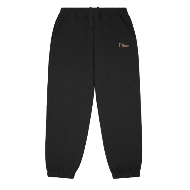 DIME CLASSIC SMALL LOGO SWEAT PANTS / BLACK (ダイム スウェット 