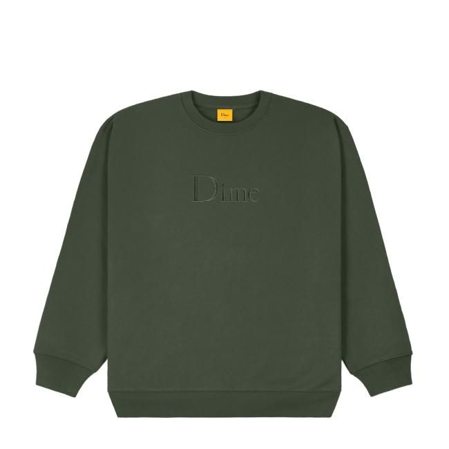 Dime Classic Logo Crewneck / Thyme (ダイム クルーネック ...