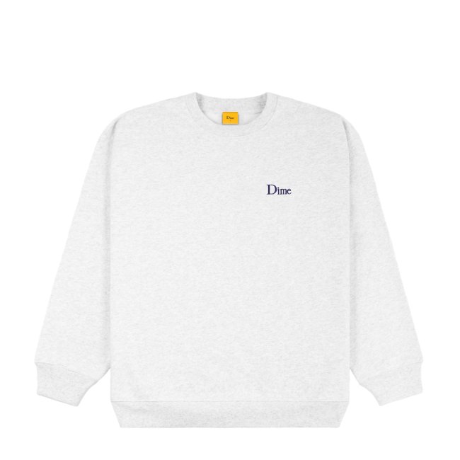 <img class='new_mark_img1' src='https://img.shop-pro.jp/img/new/icons5.gif' style='border:none;display:inline;margin:0px;padding:0px;width:auto;' />Dime Classic Small Logo Crewneck / Ash (ダイム クルーネック / スウェット)