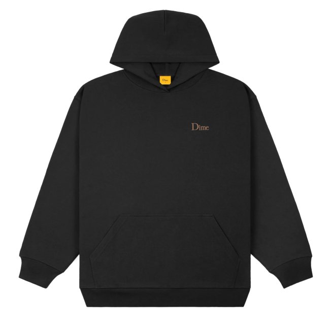 【人気アイテム】dime point logo hoodie black