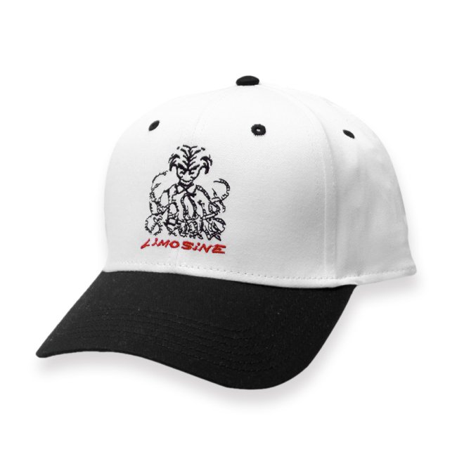 <img class='new_mark_img1' src='https://img.shop-pro.jp/img/new/icons1.gif' style='border:none;display:inline;margin:0px;padding:0px;width:auto;' />LIMOSINE SNAKE PIT CAP / WHITE×BLACK (リモジン キャップ)