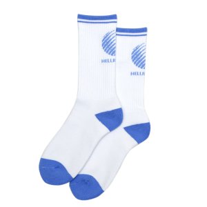 <img class='new_mark_img1' src='https://img.shop-pro.jp/img/new/icons5.gif' style='border:none;display:inline;margin:0px;padding:0px;width:auto;' />HELLRAZOR LOGO SOCKS / WHITE/NAVY (ヘルレイザー ソックス/靴下)