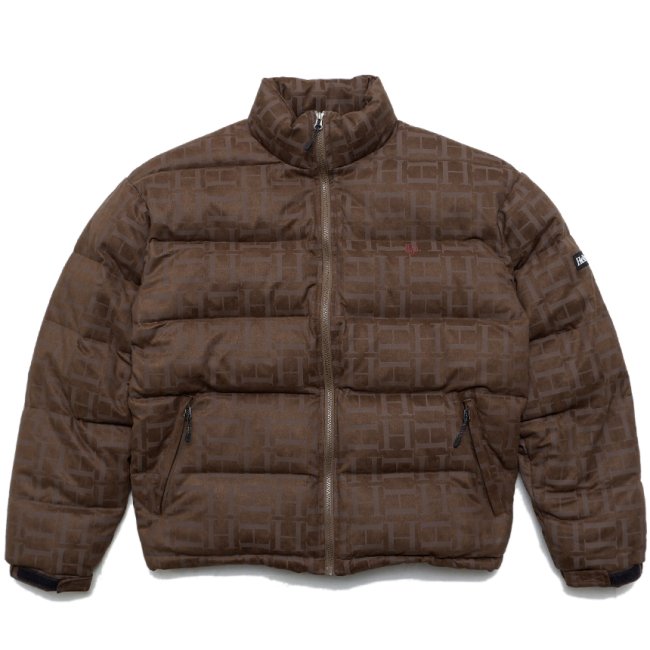 <img class='new_mark_img1' src='https://img.shop-pro.jp/img/new/icons5.gif' style='border:none;display:inline;margin:0px;padding:0px;width:auto;' />HELLRAZOR H MONO SUEDE DOWN JACKET / BROWN (ヘルレイザー ダウンジャケット/アウター)