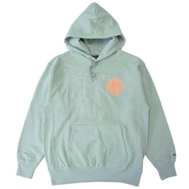 <img class='new_mark_img1' src='https://img.shop-pro.jp/img/new/icons5.gif' style='border:none;display:inline;margin:0px;padding:0px;width:auto;' />SAYHELLO MAGICAL WALK HOODIE / STONE GREEN (セイハロー パーカー/スウェット)