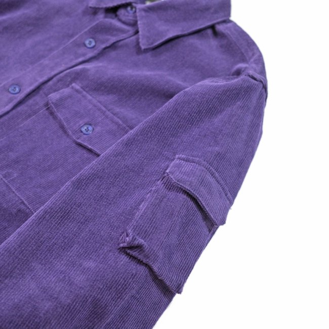 THEORIES WINSTON CORUDROY UTILITY SHIRT / EGGPLANT（セオリーズ