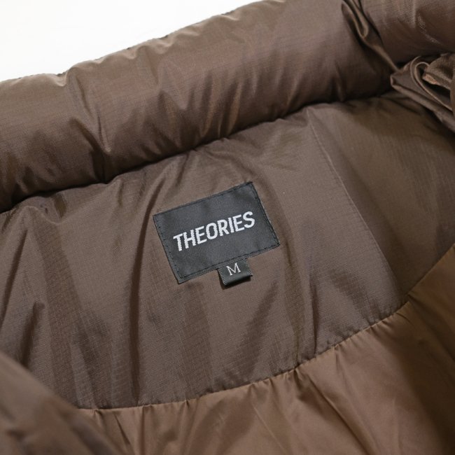 THEORIES BRICK PUFFER JACKET / CHOCOLATE（セオリーズ ダウン