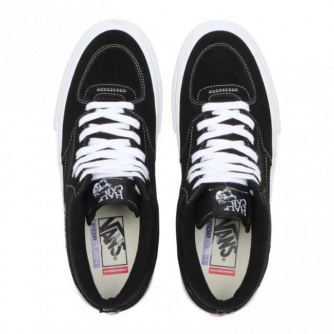 VANS SKATE HALF CAB / BLACK / WHITE（バンズ/ヴァンズ スケート