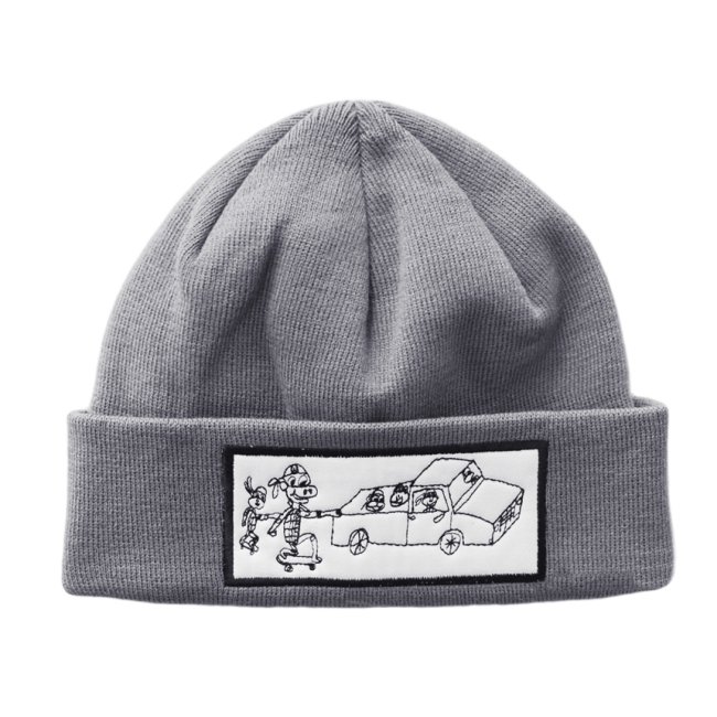 <img class='new_mark_img1' src='https://img.shop-pro.jp/img/new/icons5.gif' style='border:none;display:inline;margin:0px;padding:0px;width:auto;' />GX1000 JOE BEANIE / GREY (ジーエックスセン ビーニー/ニットキャップ )