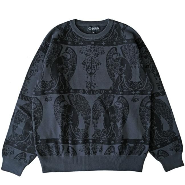 ニットセーターGX1000 JACQUARD CREWNECK  ニット