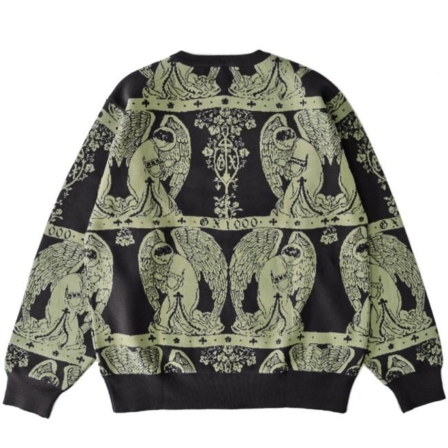 ニットセーターGX1000 JACQUARD CREWNECK  ニット