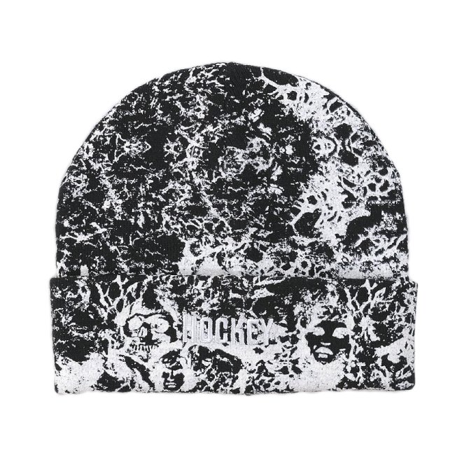 <img class='new_mark_img1' src='https://img.shop-pro.jp/img/new/icons5.gif' style='border:none;display:inline;margin:0px;padding:0px;width:auto;' />HOCKEY Nest Beanie / BLACK / GLOW IN DARK (ホッキー ビーニー/ニットキャップ)