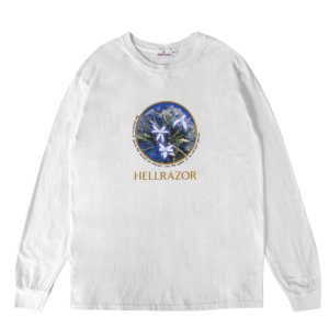 <img class='new_mark_img1' src='https://img.shop-pro.jp/img/new/icons5.gif' style='border:none;display:inline;margin:0px;padding:0px;width:auto;' />HELLRAZOR INAPOT ELIXIR L/S SHIRT / WHITE (ヘルレイザー ロングスリーブTシャツ)