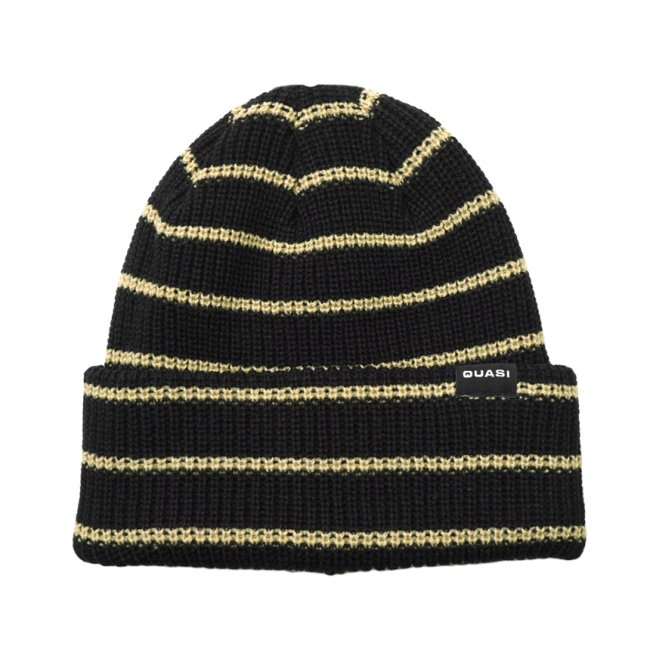 <img class='new_mark_img1' src='https://img.shop-pro.jp/img/new/icons5.gif' style='border:none;display:inline;margin:0px;padding:0px;width:auto;' />QUASI MAXI BEANIE / BLACK (クアジ ビーニーキャップ)