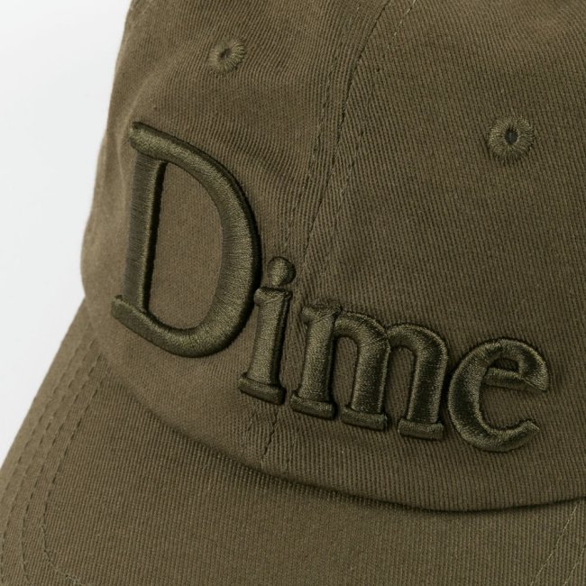 Dime CLASSIC 3D CAP / DARK OLIVE (ダイム キャップ) - HORRIBLE'S 