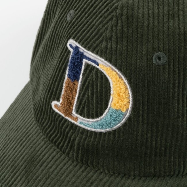 Dime D CHENILLE CORDUROY CAP / DEEP FOREST (ダイム キャップ 