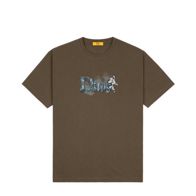 Dime CLASSIC YETI T-SHIRT / WALNUT (ダイム Tシャツ / 半袖 
