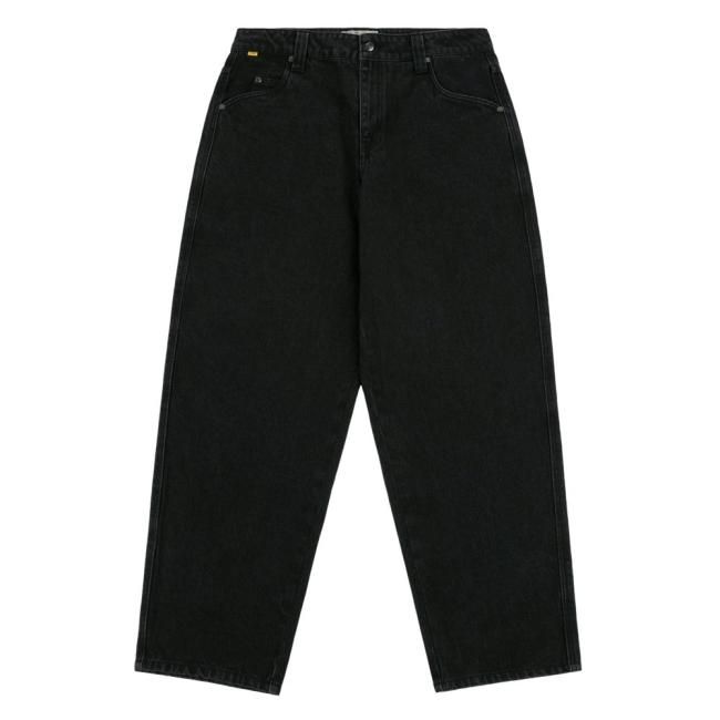 DIME BAGGY DENIM PANT WASHED BLACK XL | nate-hospital.com