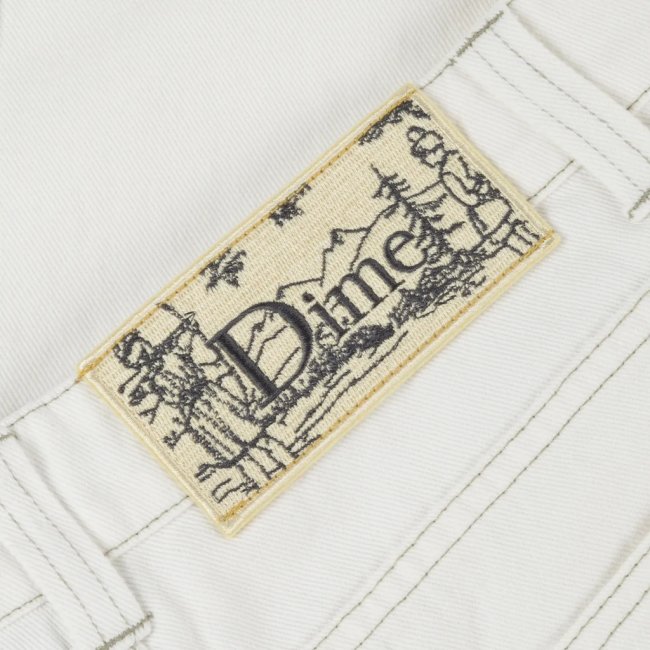 状態usedOff White Embroidery Logo Black Jeans 28