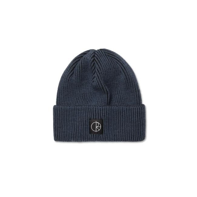 POLAR LINES MERINO BEANIE / GREY BLUE / BLACK (ポーラー