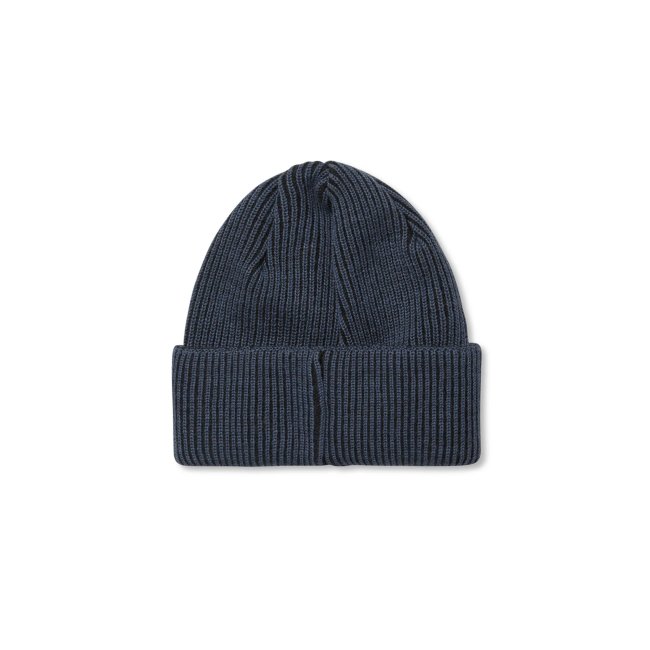 POLAR LINES MERINO BEANIE / GREY BLUE / BLACK (ポーラー ビーニー