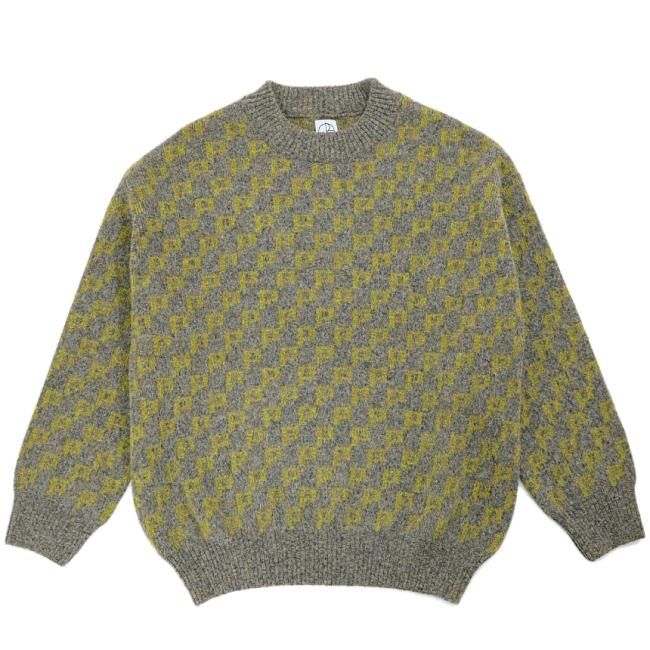 POLAR KNIT SWEATER / ARMY GREEN (ポーラー ニット/セーター