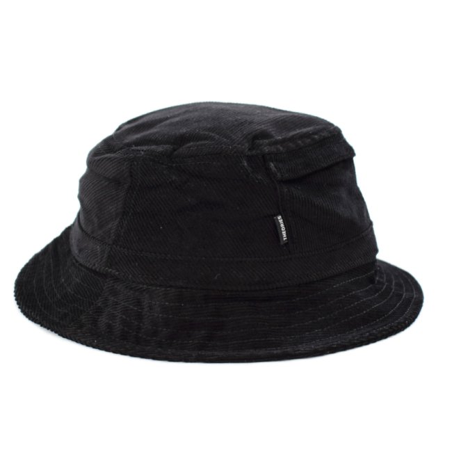 <img class='new_mark_img1' src='https://img.shop-pro.jp/img/new/icons5.gif' style='border:none;display:inline;margin:0px;padding:0px;width:auto;' />THEORIES CORDUROY BUCKET HAT / BLACK（セオリーズ  バケットハット）