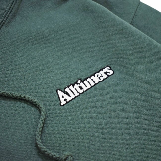 ALLTIMERS MINI BROADWAY EMBROIDERED HOODIE / ALPINE GREEN (オールタイマーズ  フーディー/パーカー) - HORRIBLE'S PROJECT｜HORRIBLE'S｜SAYHELLO | HELLRAZOR | Dime MTL  |