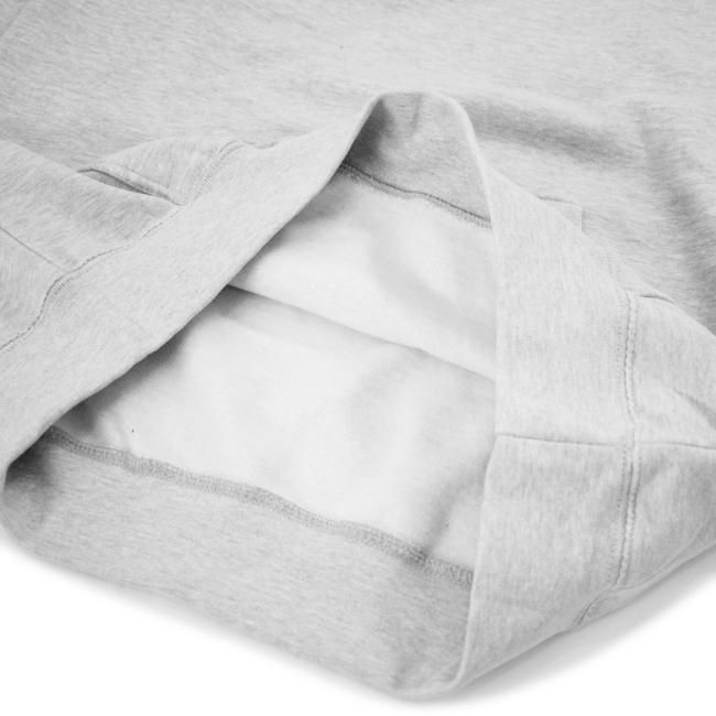【ALLTIMERS】 MINI BROADWAY EMBROIDERED HOODY Grey Alltimers Men's Mini Broadway Embroidered Hoody in Heather