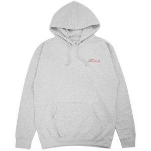<img class='new_mark_img1' src='https://img.shop-pro.jp/img/new/icons5.gif' style='border:none;display:inline;margin:0px;padding:0px;width:auto;' />ALLTIMERS MINI BROADWAY EMBROIDERED HOODIE / HEATHER GREY (オールタイマーズ フーディー/パーカー)