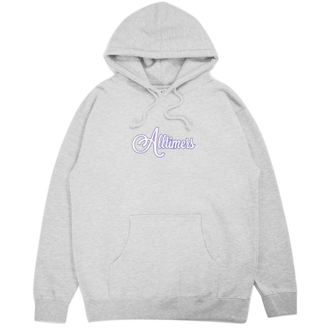 <img class='new_mark_img1' src='https://img.shop-pro.jp/img/new/icons5.gif' style='border:none;display:inline;margin:0px;padding:0px;width:auto;' />ALLTIMERS SIGNATURE NEEDED HOODIE / HEATHER GREY (オールタイマーズ フーディー/パーカー)