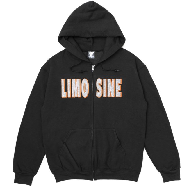 <img class='new_mark_img1' src='https://img.shop-pro.jp/img/new/icons1.gif' style='border:none;display:inline;margin:0px;padding:0px;width:auto;' />LIMOSINE SPARKLE ZIP UP HOODIE / BLACK (リモジン ジップフーディ)