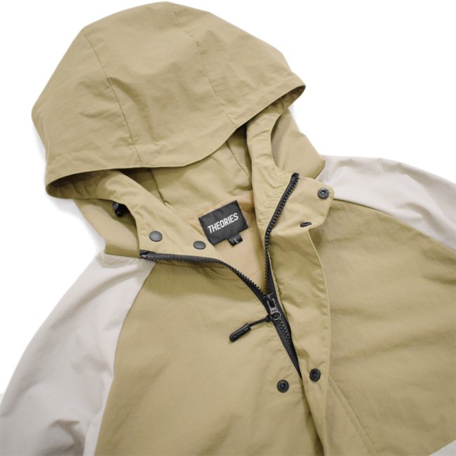 THEORIES GALE NYLON SHELL JACKET / BEIGE/KHAKI（セオリーズ